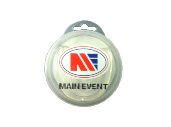 Main Event Boxing Single Gumshield Mouthguard - Clear With Case